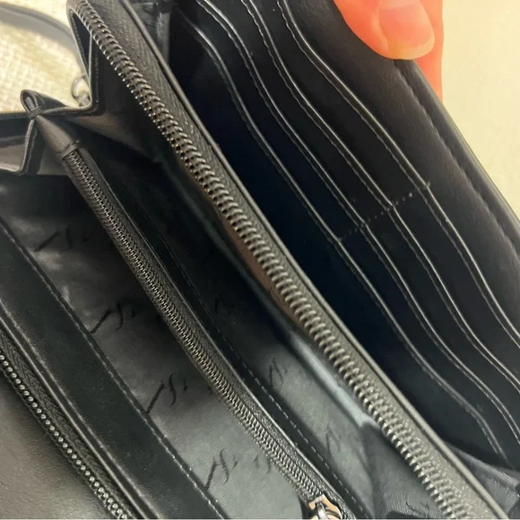 Nine West Black and Snake Print Boots with Bag - Picture 9 of 12